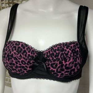 Lucy B Magenta Cheetah Bra